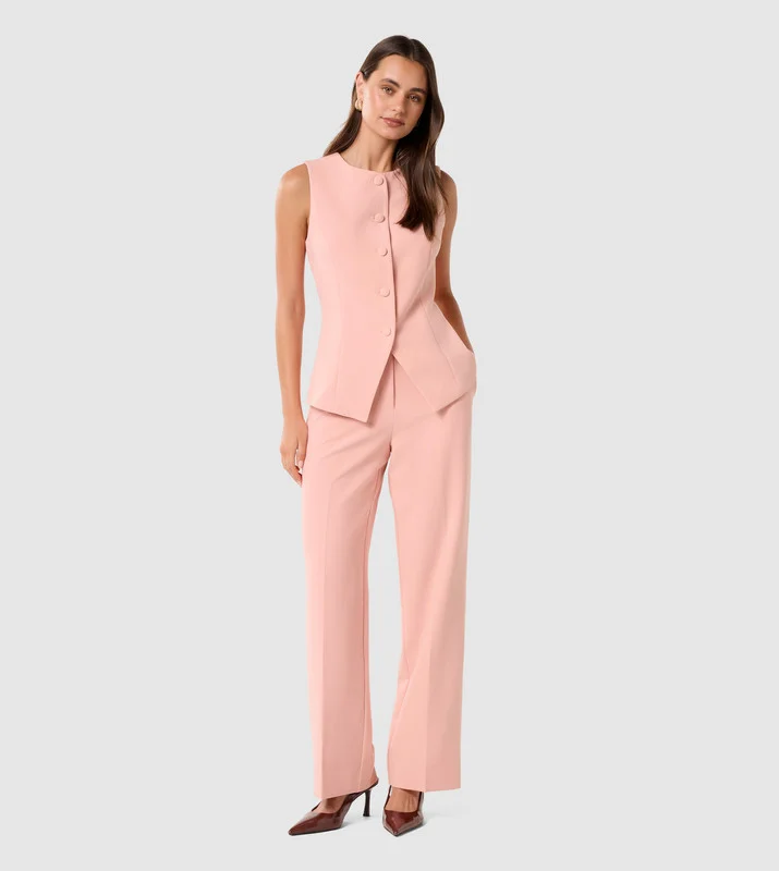فورايفر نيو ARIES High Waist Straight Fit Pants